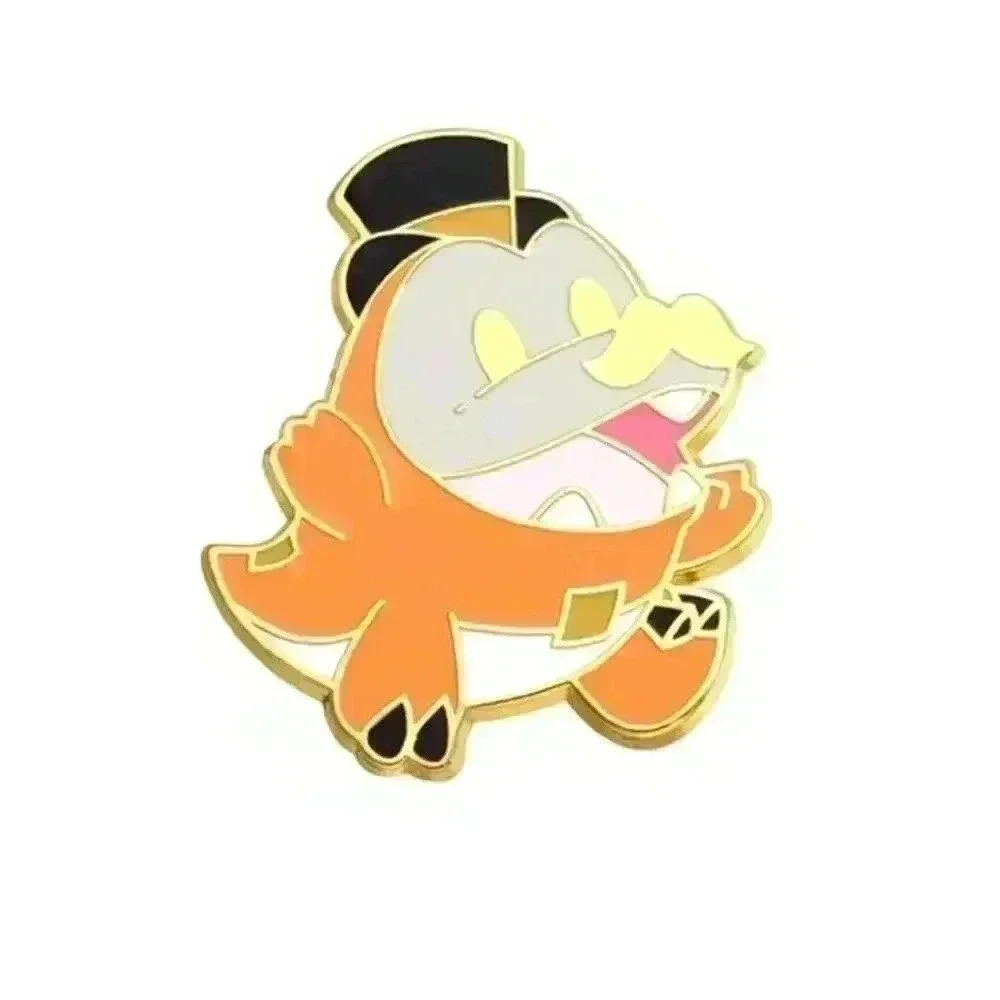 Gentleman Fuecoco Enamel Pin – Charming Pokémon Starter Collectible! - Picture 2 of 3